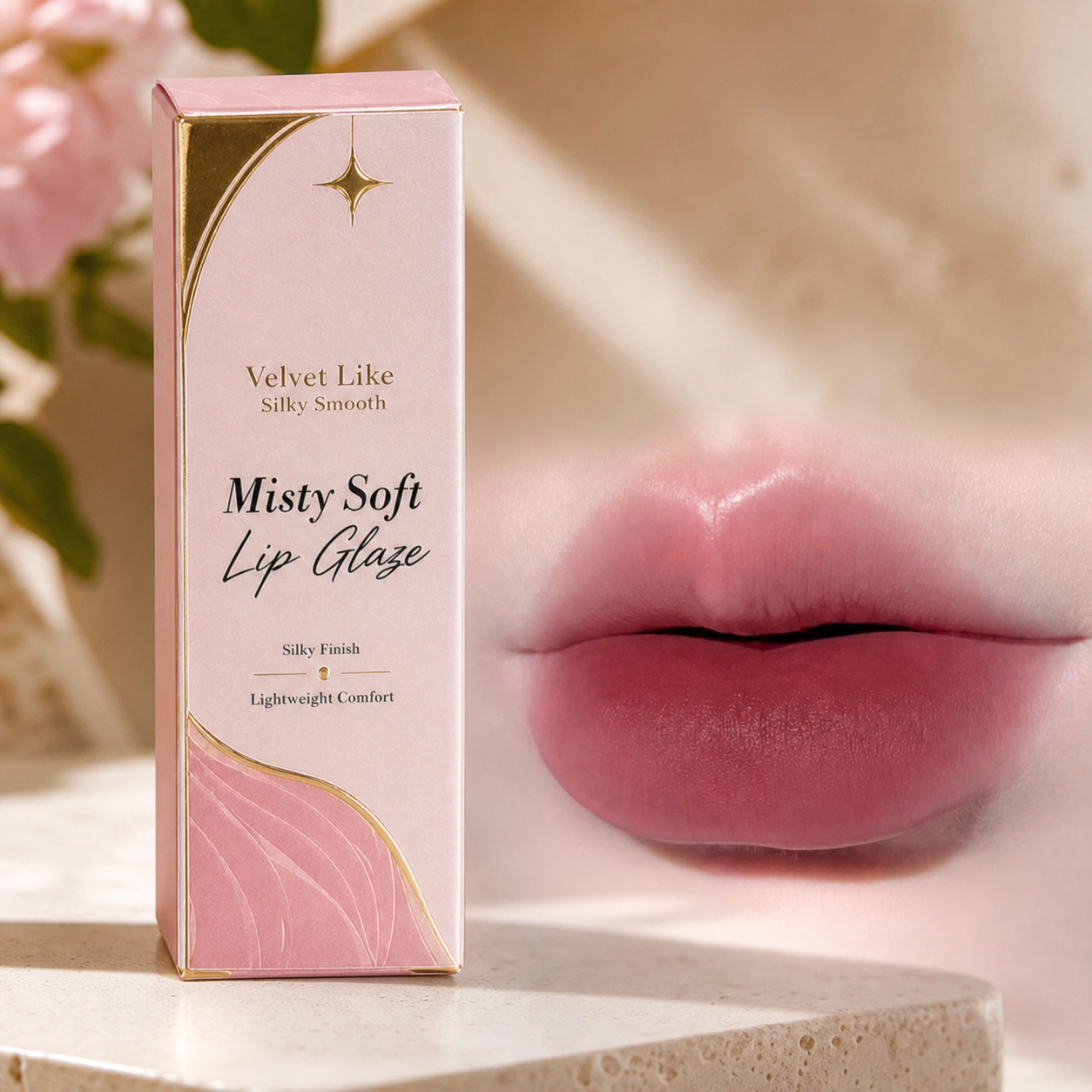 Matte & Glossy Lip Glaze – Waterproof Liquid Lip Color