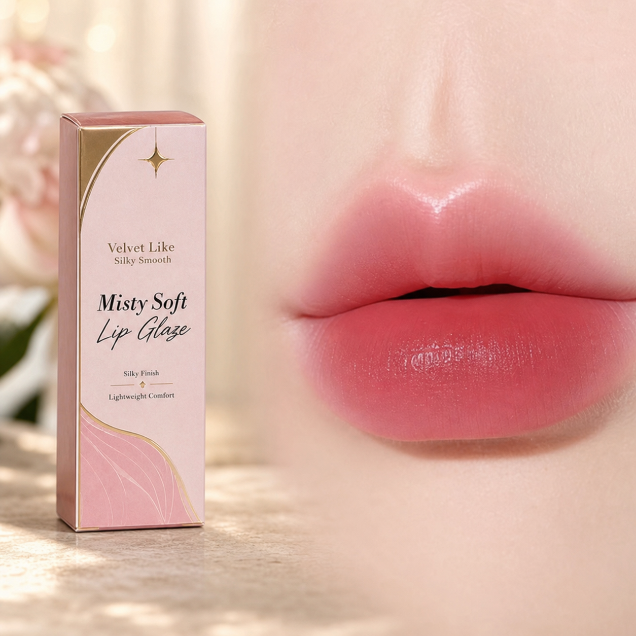 Matte & Glossy Lip Glaze – Waterproof Liquid Lip Color