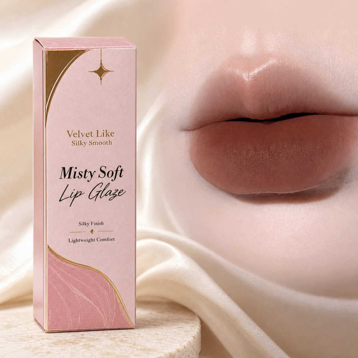 Matte & Glossy Lip Glaze – Waterproof Liquid Lip Color