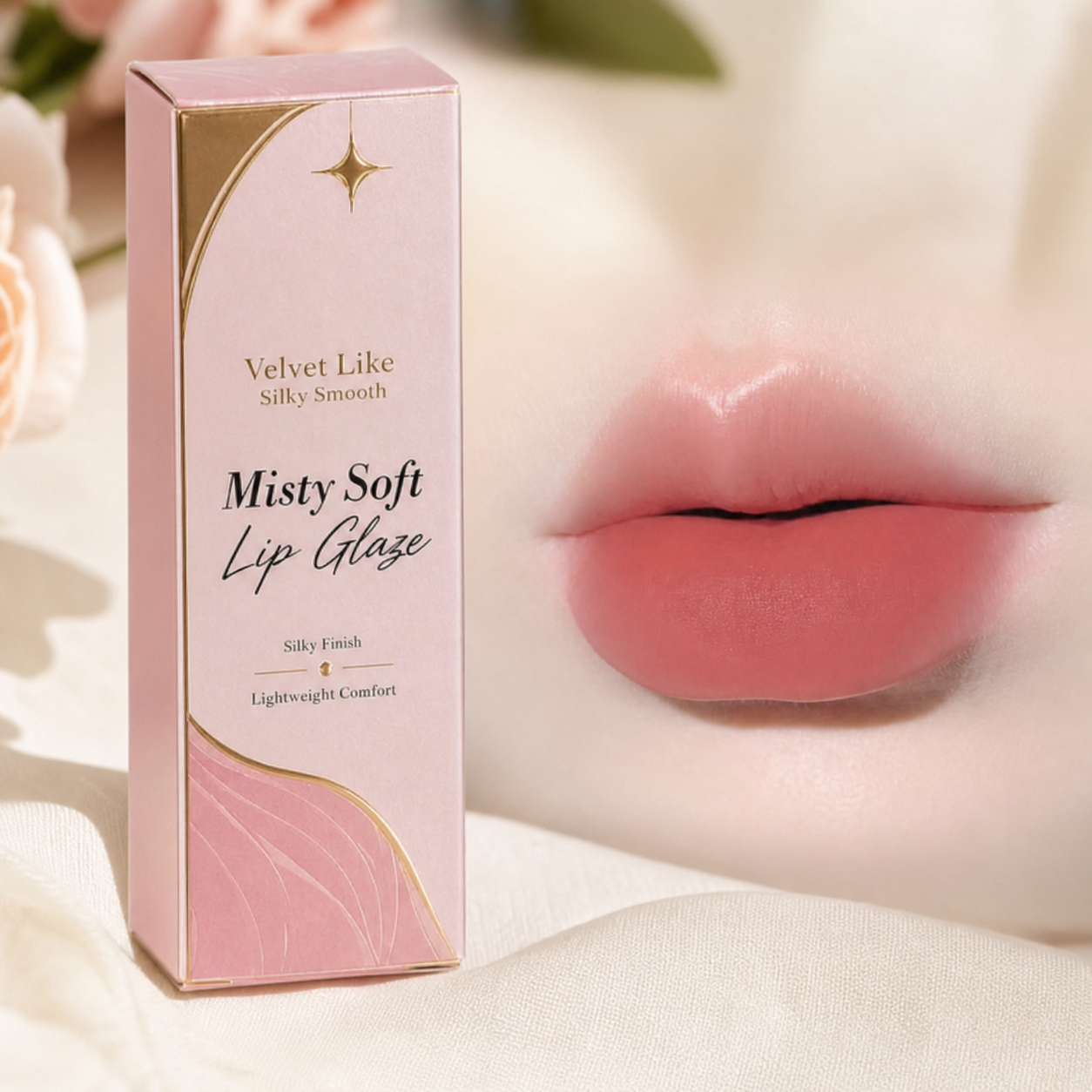 Matte & Glossy Lip Glaze – Waterproof Liquid Lip Color
