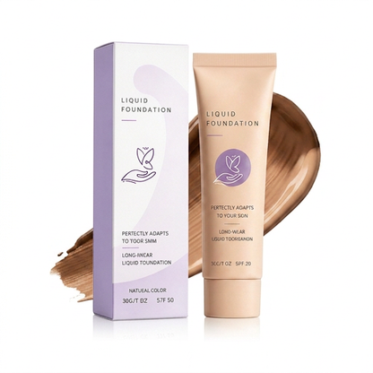 Flawless Coverage Foundation – Lightweight Natural Finish Makeup Base