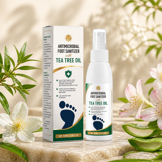 Tea Tree Oil Antimicrobial Foot Sanitiser – Fungus & Odor Control