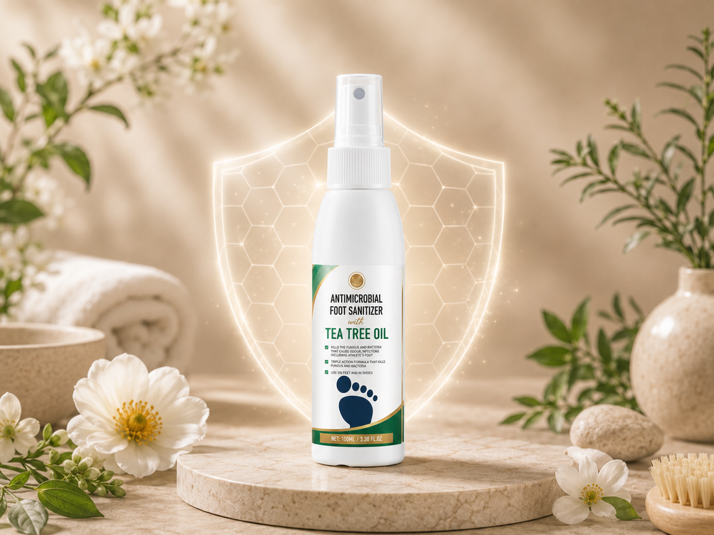 Fresher feet after using Tea Tree Oil Foot Sanitiser