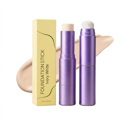 Foundation Stick With Brush – Smooth Natural Coverage For Everyday Makeup