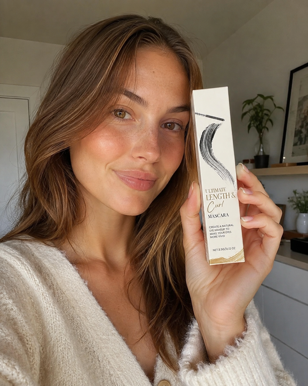 Australian Beauty community member using the Waterproof Curl & Length Mascara