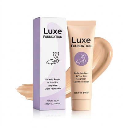 Flawless Coverage Foundation – Lightweight Natural Finish Makeup Base