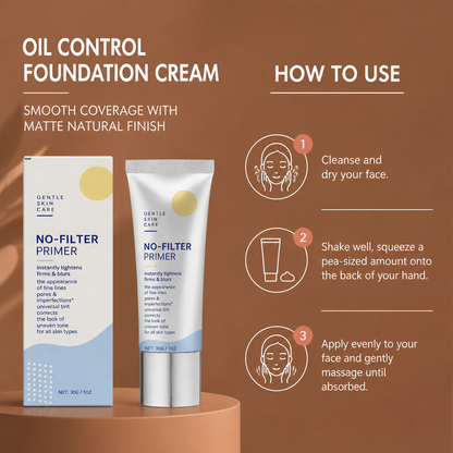Oil Control Foundation Cream – Smooth Coverage With Matte Natural Finish