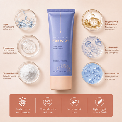 Body Covering Foundation Cream – Lightweight Formula For Even-Looking Skin