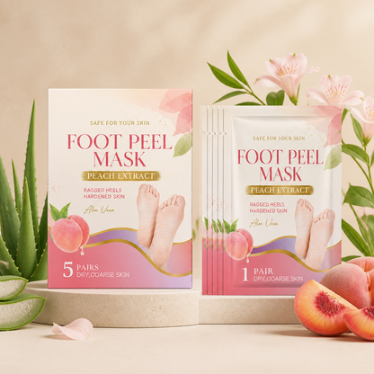Exfoliating & Moisturizing Foot Peel Mask – Removes Dead Skin & Calluses