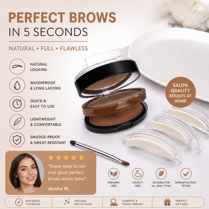 Natural Brows Stamp Kit - Perfect Brows in 5 Seconds